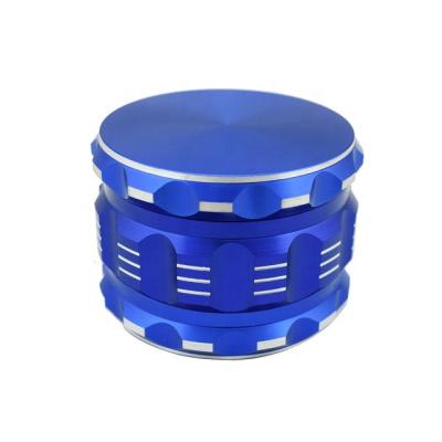 China Upgraded Version Upgraded Version 2.5 Inch Blue Aluminum Weed Grinder Custom Logo for sale