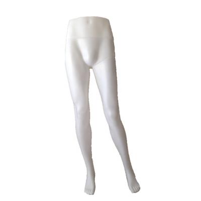 China White Male Plus Size Half Body Leg Mannequin Pants Mannequin for sale