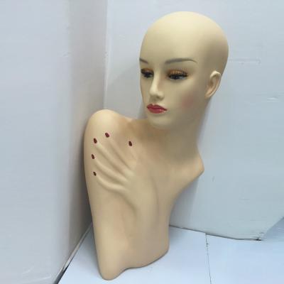 China Factory direct sales inflatable cosmetology mannequin plastic head for sale for sale