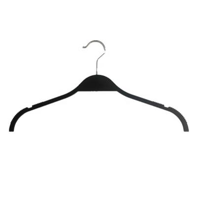 China SHOW High Quality Matte Black Paint Coat Rubber Hanger for sale