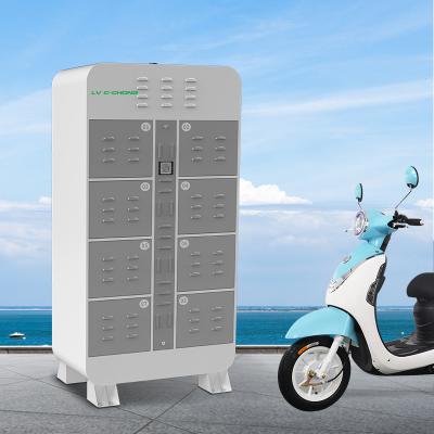 China Fast Smart E-bike AC 8 Ways Sharing Battery Charging Station Cabinet BG0800 for sale