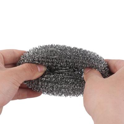 China China Manufacturer Wire Ball Stainless Steel Spiral Scrubber Sustainable Kitchen Cleaning Scourer for sale