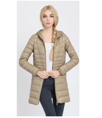 China 2021 Winter Hooded Plus-size Women's Mid-Length Coat Women's Winter Slim Windproof Coat Women's Jacket for sale