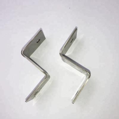 China Fittings OEM ODM Customized Aluminum Stainless Steel Z Shaped Metal Bracket for sale