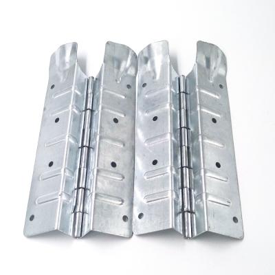 China Cheap And Easy Installing 260mm80mm1.2mm Galvanized Sheet Metal Stamping Pallet Collar Hinge Center Hinge for sale