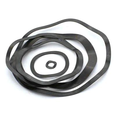 China Custom OEM ODM Heavy Industry Corrugated Wave Gasket Washer 304 316 Stainless Steel Elastic Spring Washer M3-M19 for sale