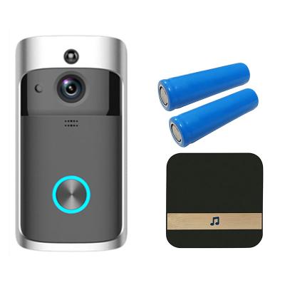 China Integrated Siren HD Doorbell Camera with 18650 Lithium Ion Batteries and Chime for sale