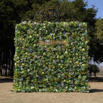 China 2023 New Wedding Party Event Outdoor Wedding And Party Decoration Artificial Greenary Flower Wall for sale