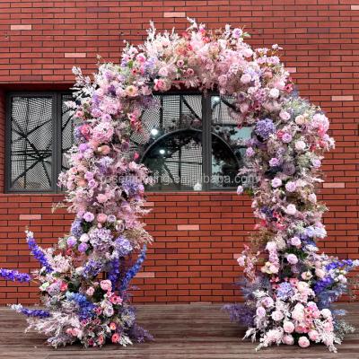 China Wedding Decoration Wedding Decoration Backdrop Artificial Flower Arch Including Frame for sale