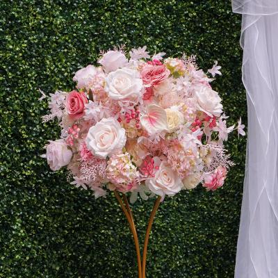 China Wedding Table Decoration Table Decorative Flower Centerpieces Stand For Wedding for sale