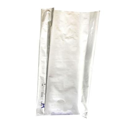 China Moisture Proof Custom Laminated Mylar Foil Middle Sealing 25 Kg Big Side Gusset Foil Bag For Industrial Materials for sale