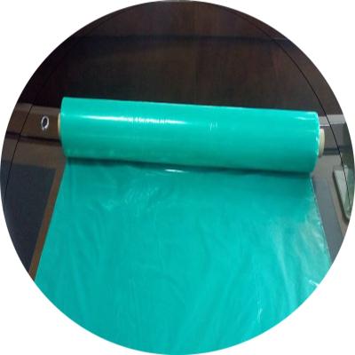 China Weed Prevention Growing 100% Virgin Plastic Agricultural PE Film Plant Cover Plastic Mulch Green Film Roll For Weed for sale