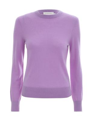 China Autumn New Breathable Sweater Round Neck Women Cashmere Knit Pullover for sale