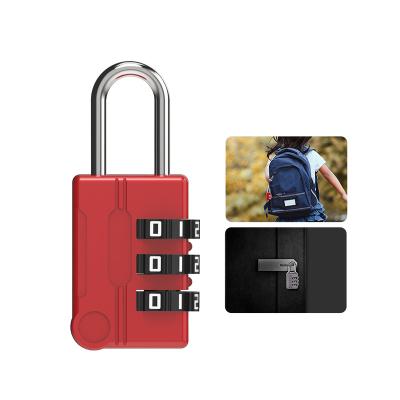 China Zinc Alloy Factory 3 Digit Combination Lock outdoor letters Padlock Luggage Travel Lock Zinc alloy combination padlock for sale