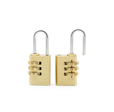 China Brass Hot Sale Solid Brass Combination Padlock Code Number Keyless Lock Luggage Cabinet School Locker Gym Padlock for sale