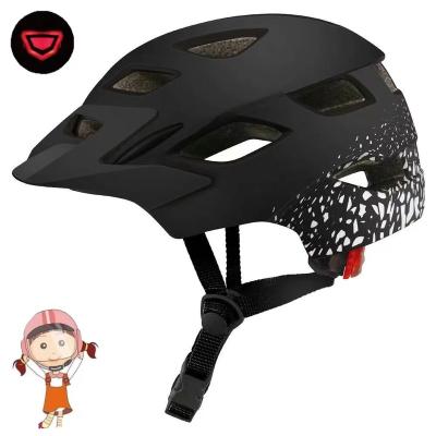 China Monu Colorful New Fashion Windproof With Removable Sun Visor Kids Children Helmet With LED Light For Skateboard Bicycle Built-in ENV CE for sale