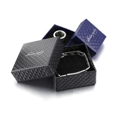 China Fashion Wholesale Jewelry Ring Necklace Packaging Exquisite Simple Tasty Jewelry Box For Gift Box for sale