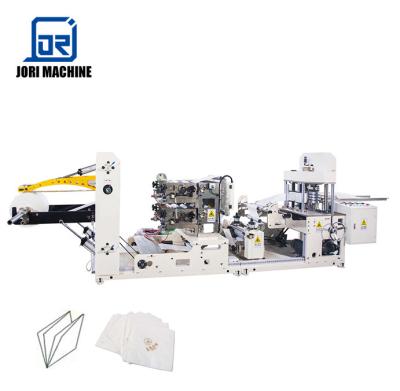 China Hotels High Production Napkin Tissue Folding Machine For Make Square Napkin Folding Paper for sale