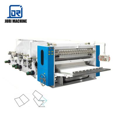 China Hotels Customize Rendering Facial Tissue V Small Fold Paper Machine for sale