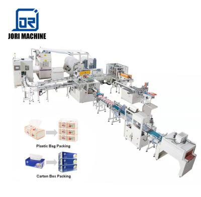 China Hotels Facial Tissue Making And Folding Machine Full Automatic Product With Two Types Packing Machine for sale