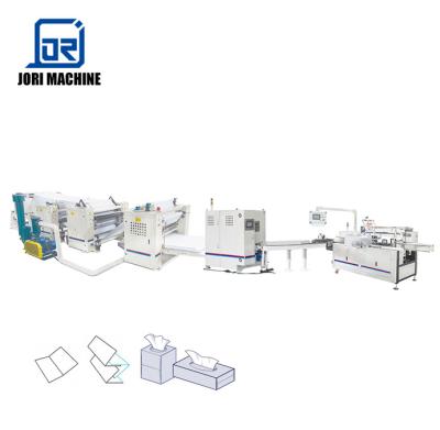 China 10L Hotels Customize Making V Folding Tissue Machine Facial Paper Product for sale