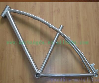 China Mountain Bikes titanium bicycle frame titanium bicycle frame mtb frame customized titanium bicycle frame for sale