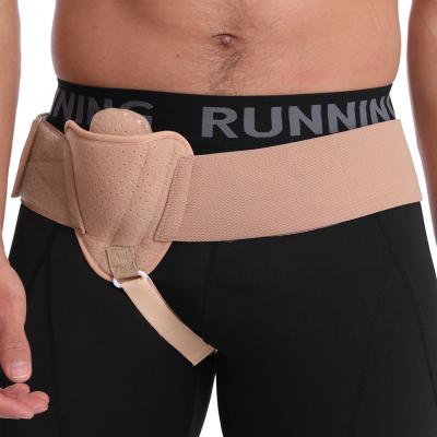 China Relieve Hernia Post Surgery Men Pain Relief Bandage Fixing Hernia Support Boot Medical Inguinal Hernia Belt Guard for Men Left or Right Side for sale