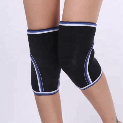 China 100% Good Quality Neoprene SCR Neoprene Knee Sleeve Support Compression Knee Brace 5mm Or 7mm For Powerlifting Weightlifting for sale