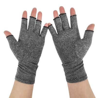 China Anti-Slip Rehabilitation Training Arthritis Daily Nursing Half - Finger Pressure Compression Work Gloves for sale