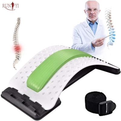 China Home+office+travel Lower Back Massager Lumbar Cervical Traction Stretcher Pain Relief Device for sale