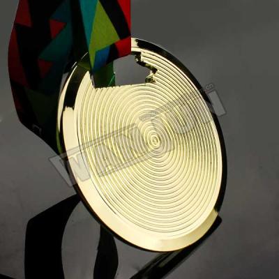 China Custom wholesale blank sports medal blank sliver sublimation medal souvenir gift sublimation medal for sale