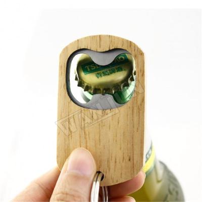 China Factory Price Viable Supplier Custom Engraved Wooden Bottle Opener for sale