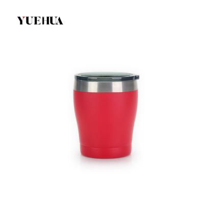 China Best Viable 10oz Red Tumbler, Stainless Steel Travel Insulated Coffee Mug for sale