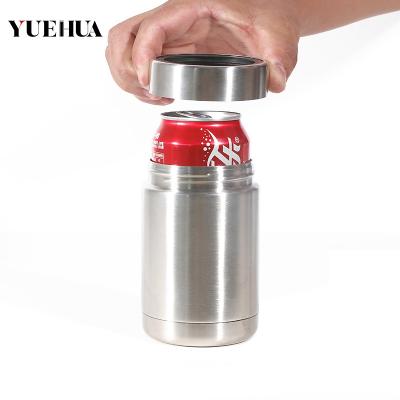 China Amazon Sustainable Choice Stainless Steel 12oz (330ml) Insulated Beer Can Cooler Holder for sale