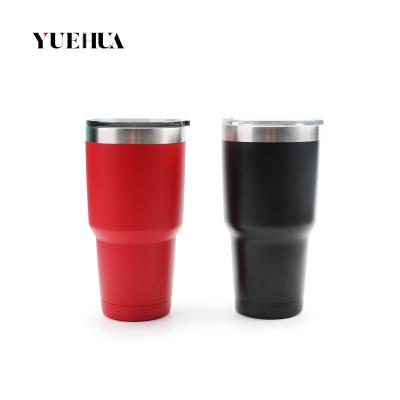 China Sustainable 30 oz double wall 304 stainless steel insulated tumbler cup for car and travel for sale