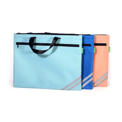 China Oxford Portable Office Folder Document Paper Storage Economical Material Handbag for sale