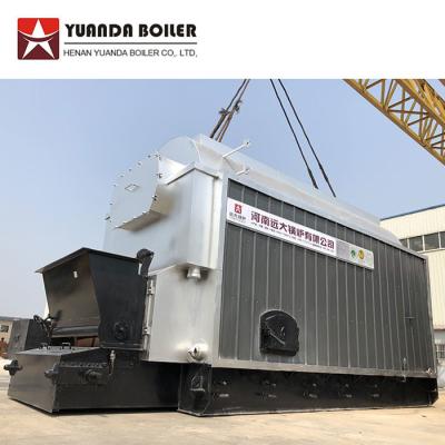 China DZL Chain Grate Stoker 4 Ton Coal Fired Steam Boiler For Rice Mill Plant for sale