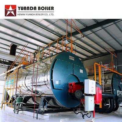 China Horizontal Low Pressure Fire Tube Three Pass 2 Ton Diesel Oil Fired Steam Boiler for sale