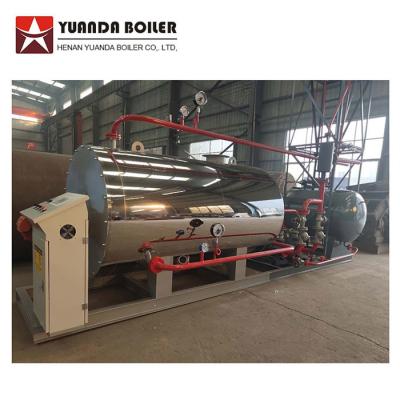 China Package Low Pressure 600000 Kcal Cng Biogas Oil Fired Hot Oil Boiler For Wood for sale