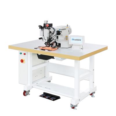 China Automatic Lubrication Sewing Machine Sales Rs204-108 Single Needle Computerized Pattern Sewing Machine For Extra Heavy Duty Fabrics Bartack for sale