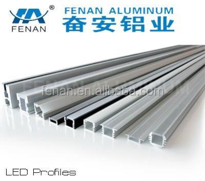 China Aluminium Channel For Led Strip With Lens Diffuser Cover for sale