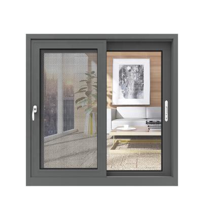 China High Quality Extrusion Building Material Kenya Aluminum Sliding Window for sale