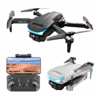 China Optical Flow Positioning/Three-way K101 Max Optical Flow Hover Gesture Photo Obstacle Avoidance Dual Camera Suitcase Flying Mini Drone Kit RC Helicopter avoid obstacles for sale