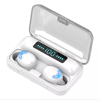 China Premium Stereo Led Wireless Powerbank and Earphone f9 Earbuds Display Tws f9-5c Mini Audifonos Inalambricos Handsfree 8D Led Battery Display for sale