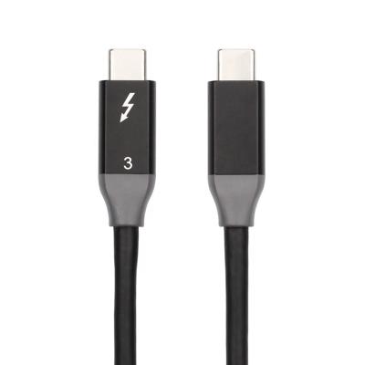 China Hot Selling COMPUTER Thunderbolt 3 Kabel 40Gbps 5A 100W Charging 5K@60Hz USB-C to USB-C Thunderbolt 3.0 Cable for eGPU Hub Docking for sale