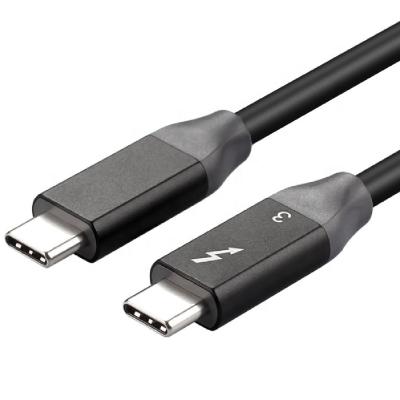 China USB COMPUTER Thunderbolt 3 USB 4 Cable Supper Speed ​​40Gbps 5A100w Palladium Cable Fast Charging Type-C Cable for sale