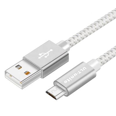 China Custom MP3/MP4 Player Cheap Price Braided Aluminum Mic USB2.0 Cable Fast Charging Micro Data Cable For Android Mobile Phone for sale