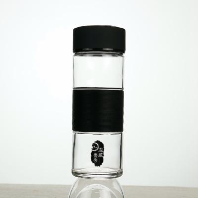 China Sustainable unbroken wholesale bpa h2o water glass bottle for sale