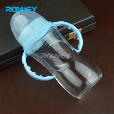 China Bulk New BPA Free Green Pure Baby Product Cheap Glass Bottle for sale