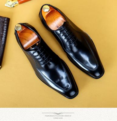 China Stylish Shoes Leather Men's Various Aid Pointed Toe Shoes Men's Oxford Suit Shoes for sale